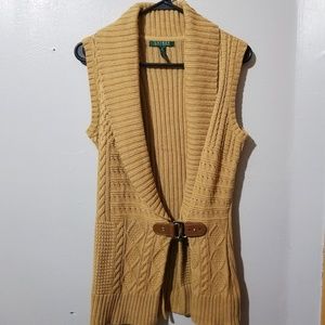 Lauren Ralph Lauren Brown Vest